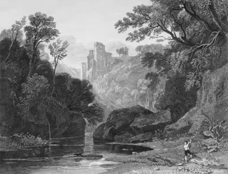 Vista del Castillo de Roslin